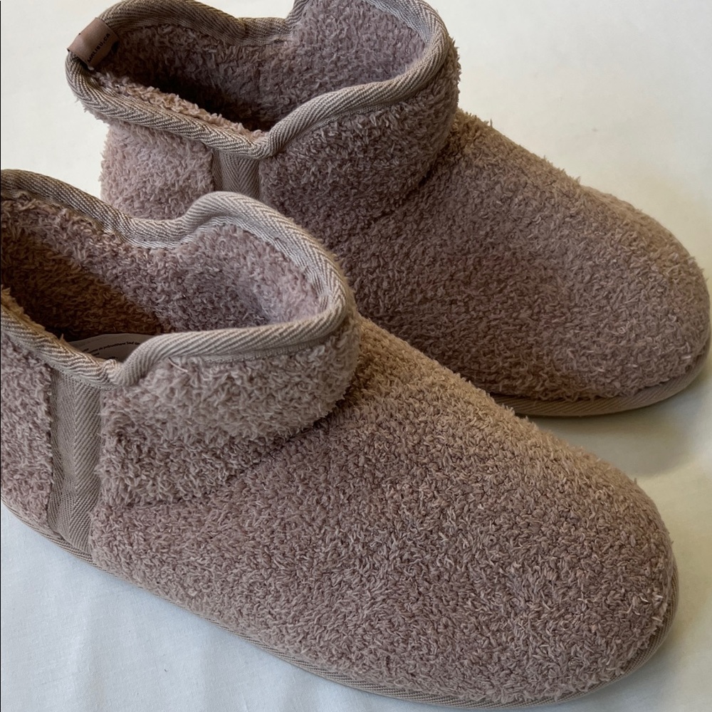 Barefoot Dreams Kids' Cozy Brown Slippers